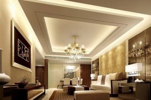 plafon gypsum minimalis