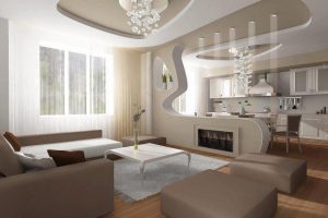 plafon gypsum modern minimalis