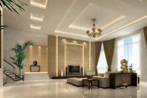 plafon gypsum modern minimalis